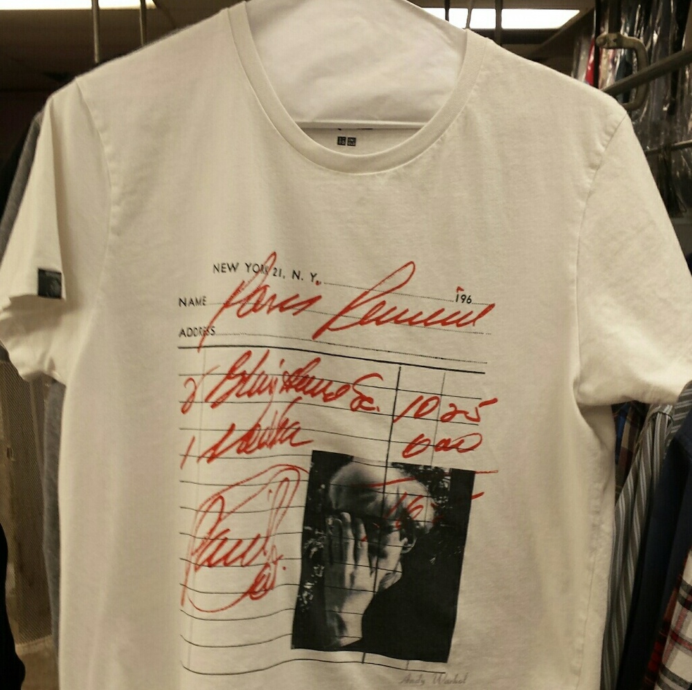 Rare Andy Warhol tshirt